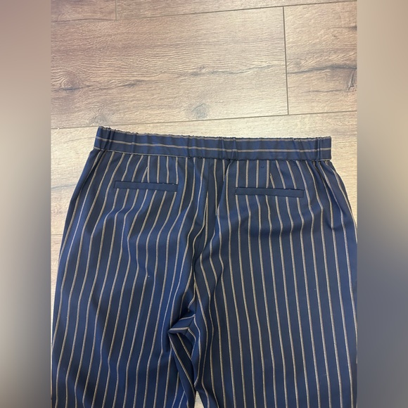 TOMMY HILFIGER WOMEN STRIPED TROUSERS IN SIZE 10 HIGH WAISTED - Picture 4 of 6